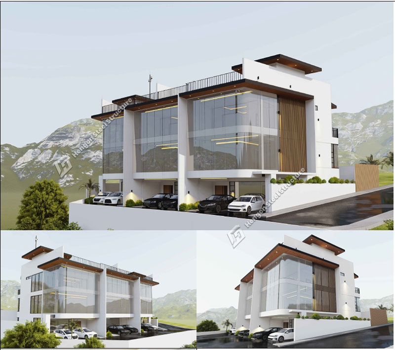 Structure de la villa