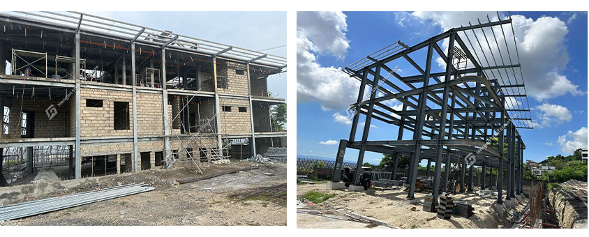 Structure de la villa