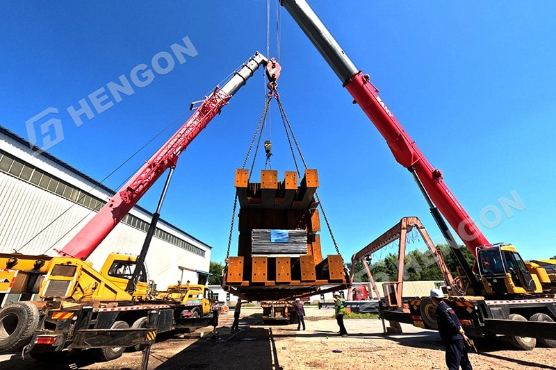 Hengon livre une structure métallique préfabriquée pour un projet de cimenterie aux États-Unis Hengon livre une structure métallique préfabriquée pour un projet de cimenterie aux États-Unis